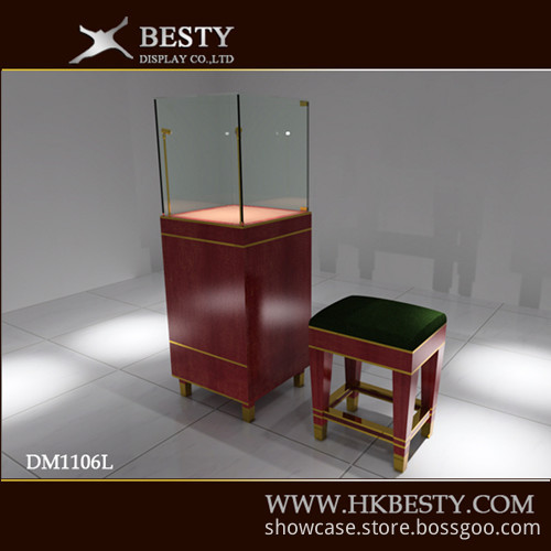 Tempered glass jewelry display stand